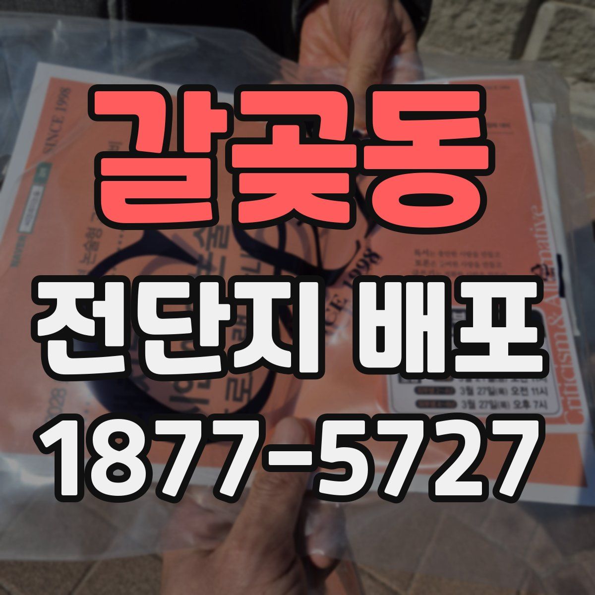 갈곶동 전단지 배포