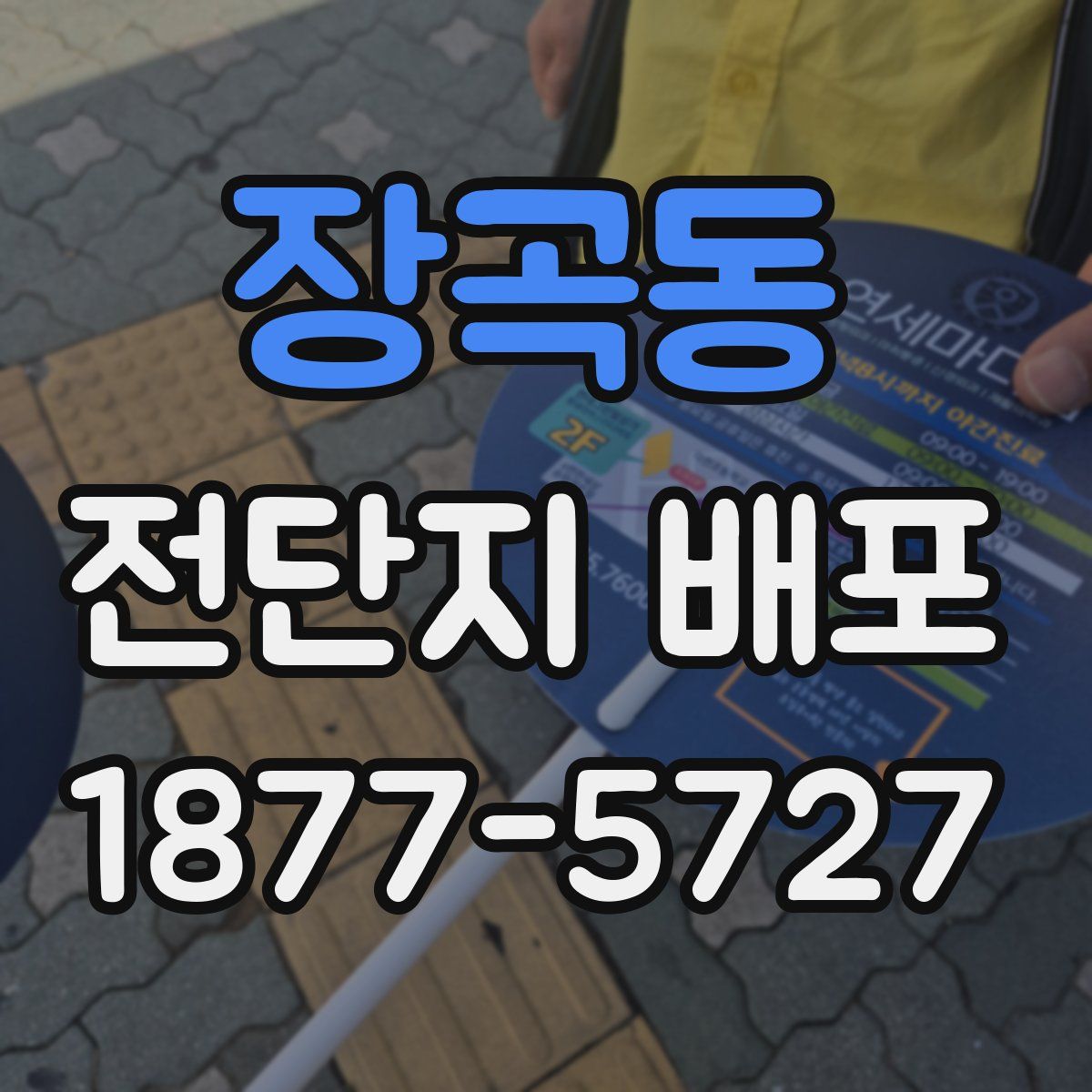 장곡동 전단지 배포