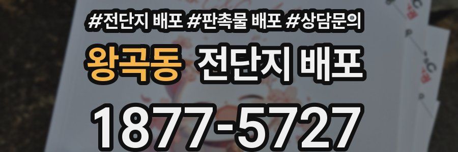 왕곡동 전단지 배포