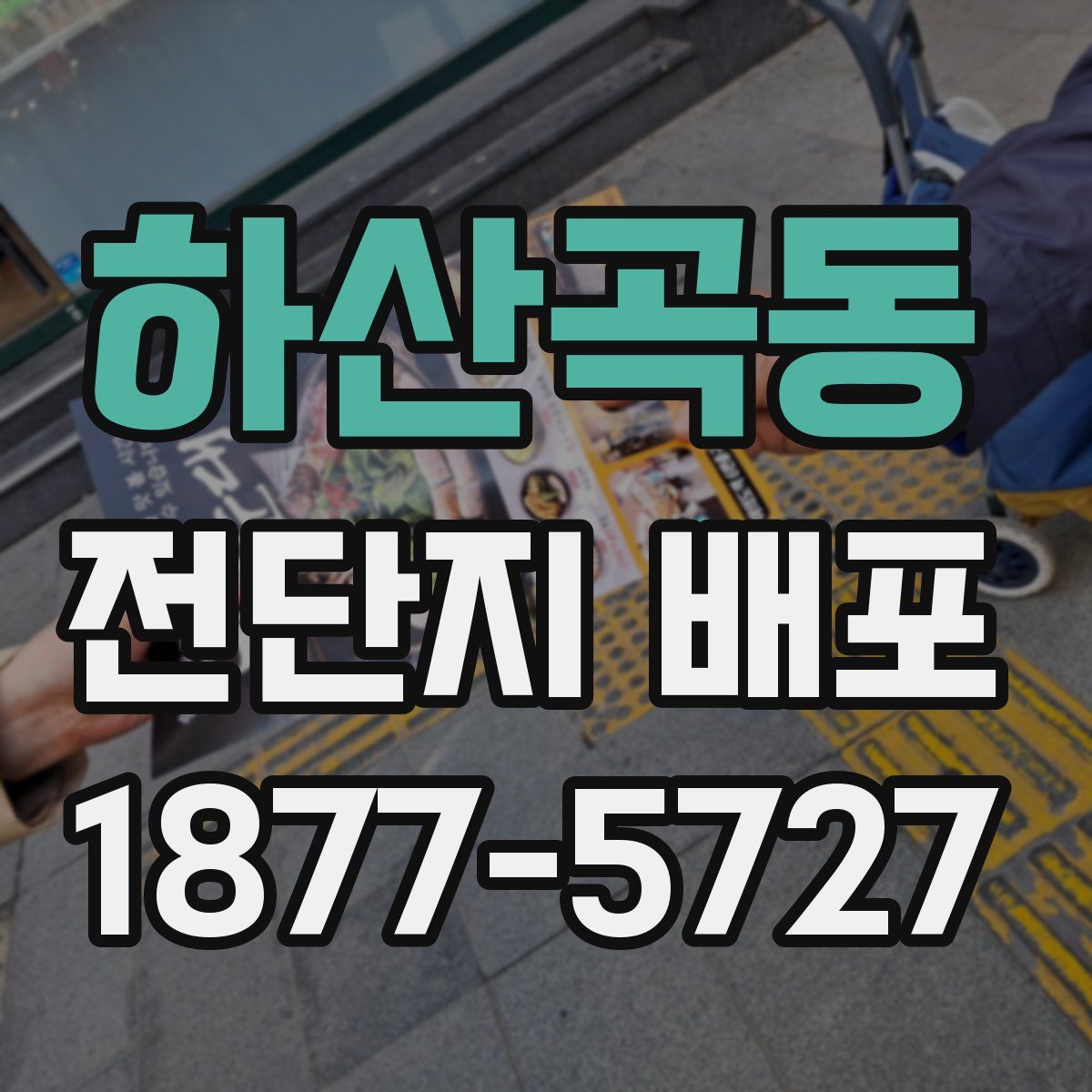 하산곡동 전단지 배포