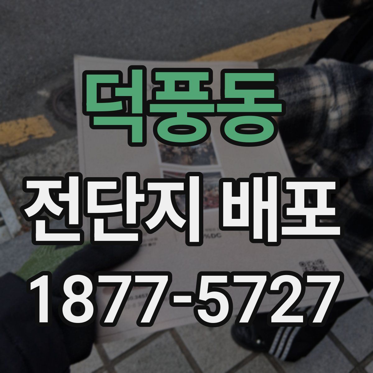 덕풍동 전단지 배포