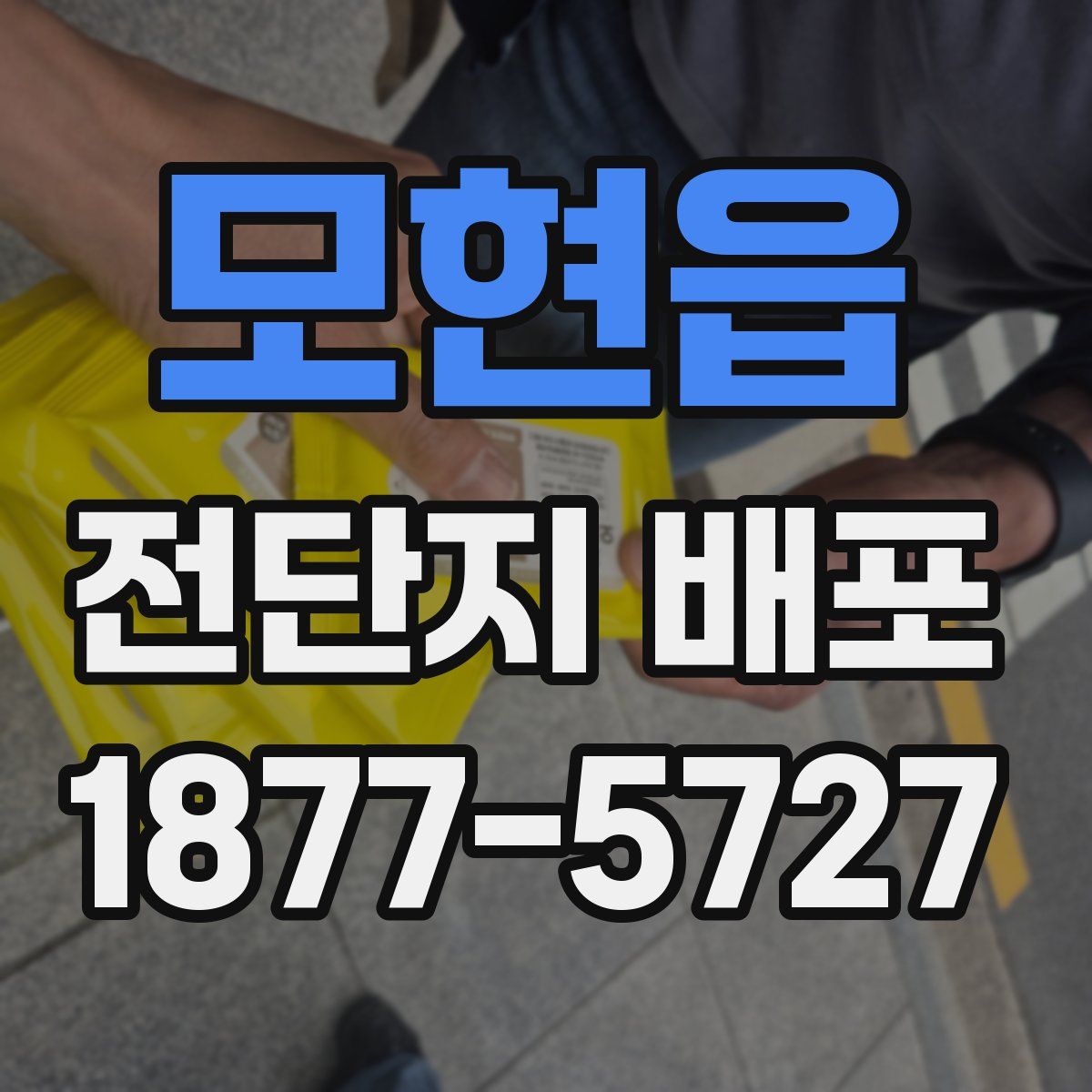 모현읍 전단지 배포