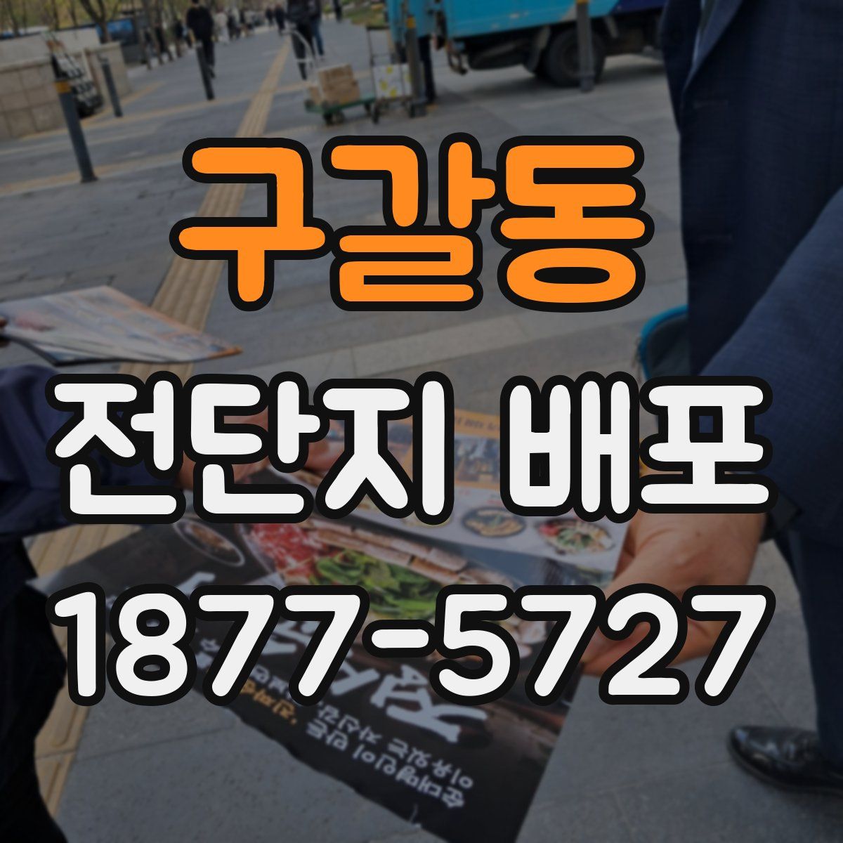 구갈동 전단지 배포