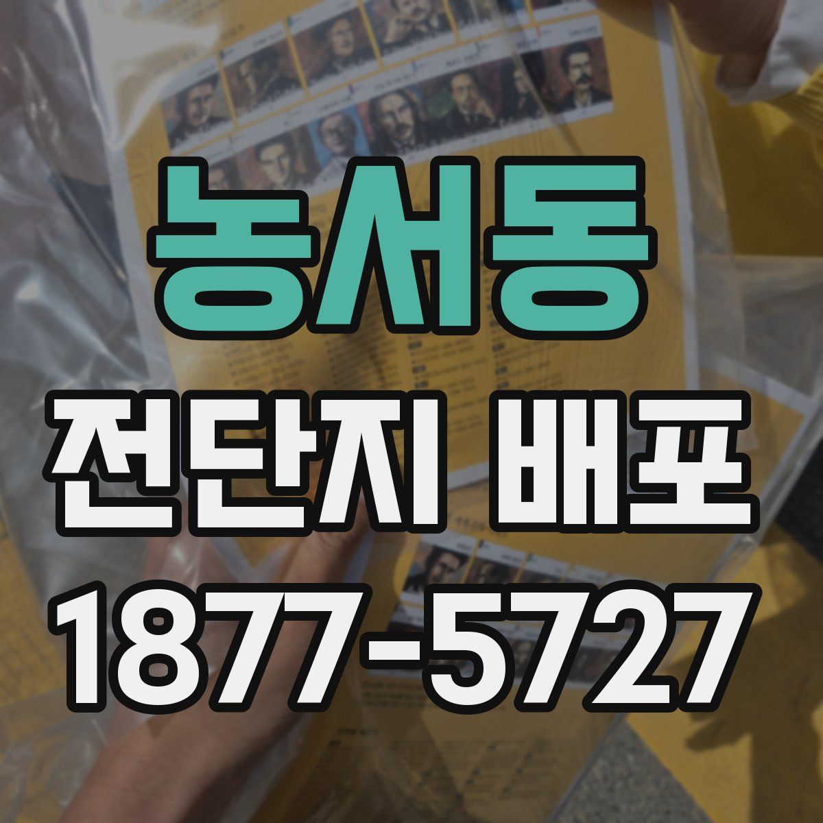 농서동 전단지 배포