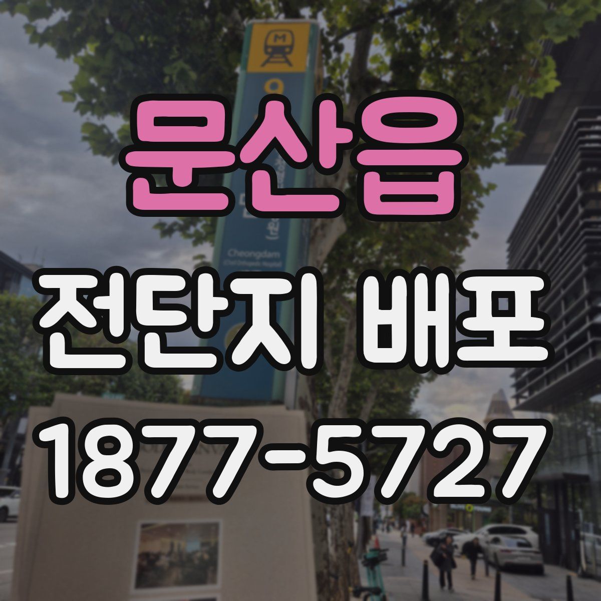 문산읍 전단지 배포