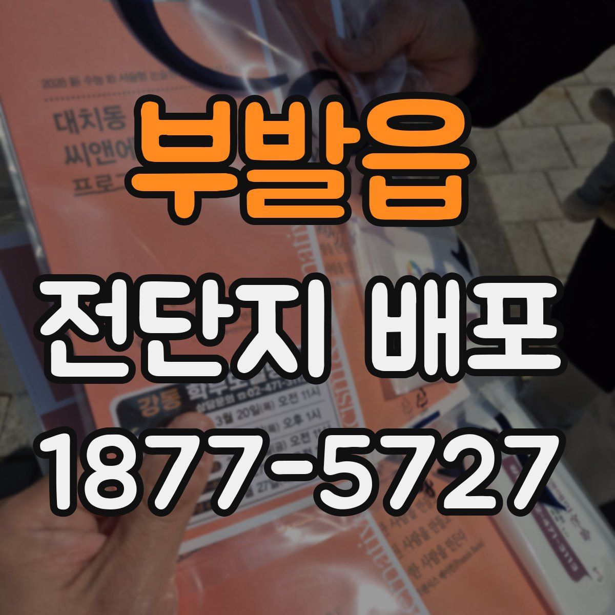 부발읍 전단지 배포