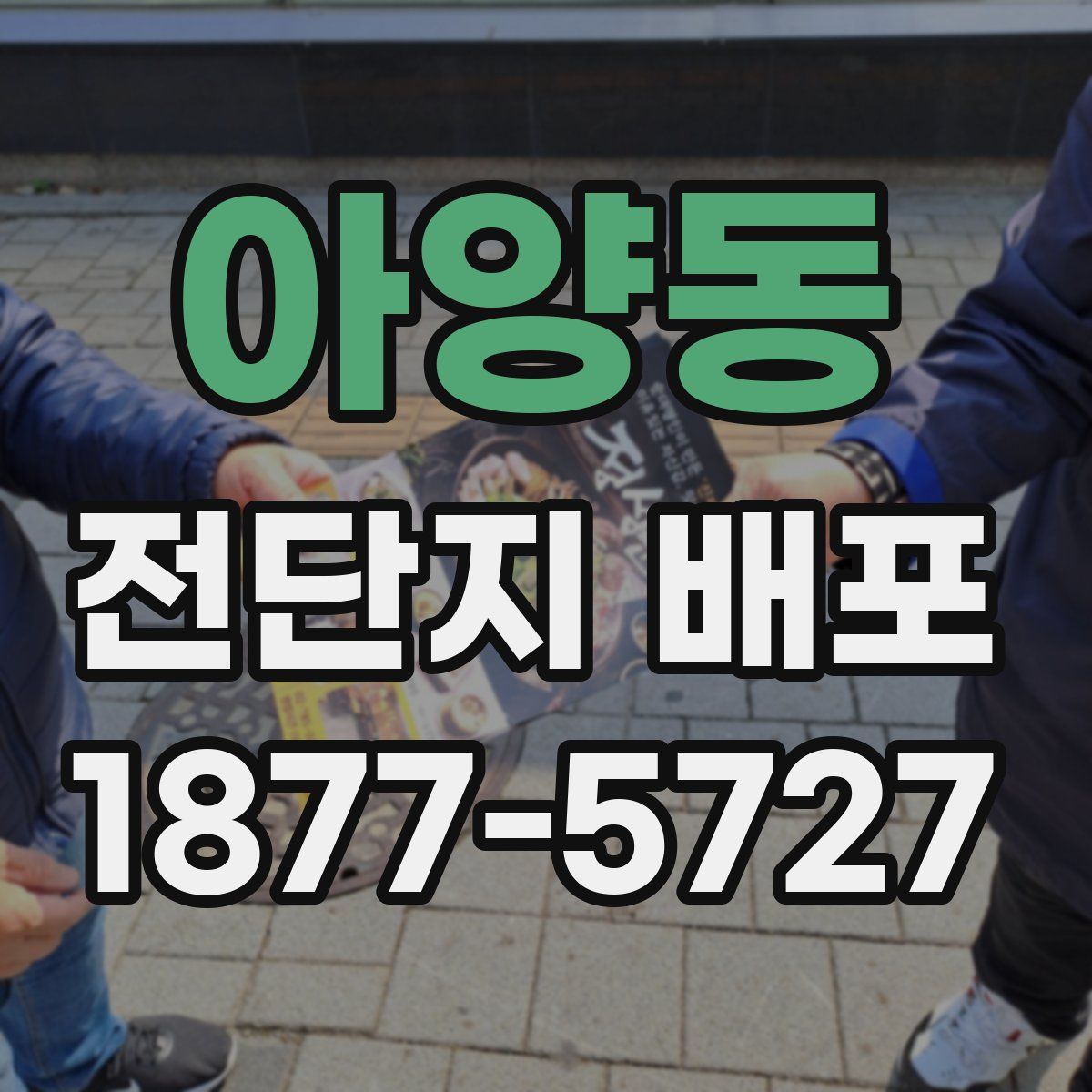 아양동 전단지 배포