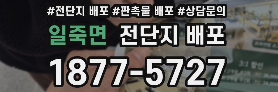일죽면 전단지 배포