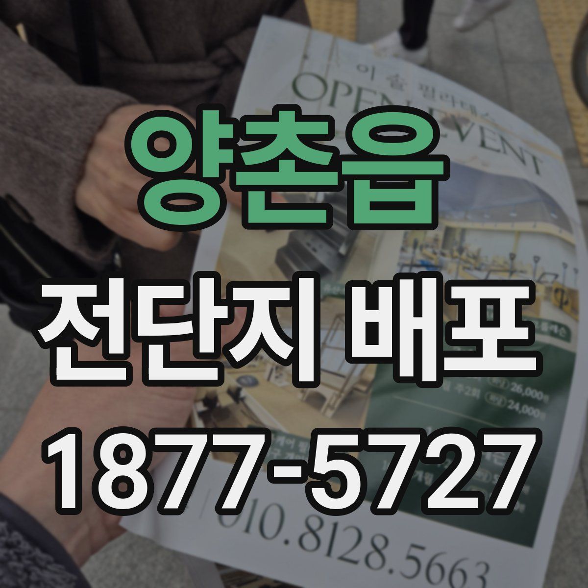 양촌읍 전단지 배포