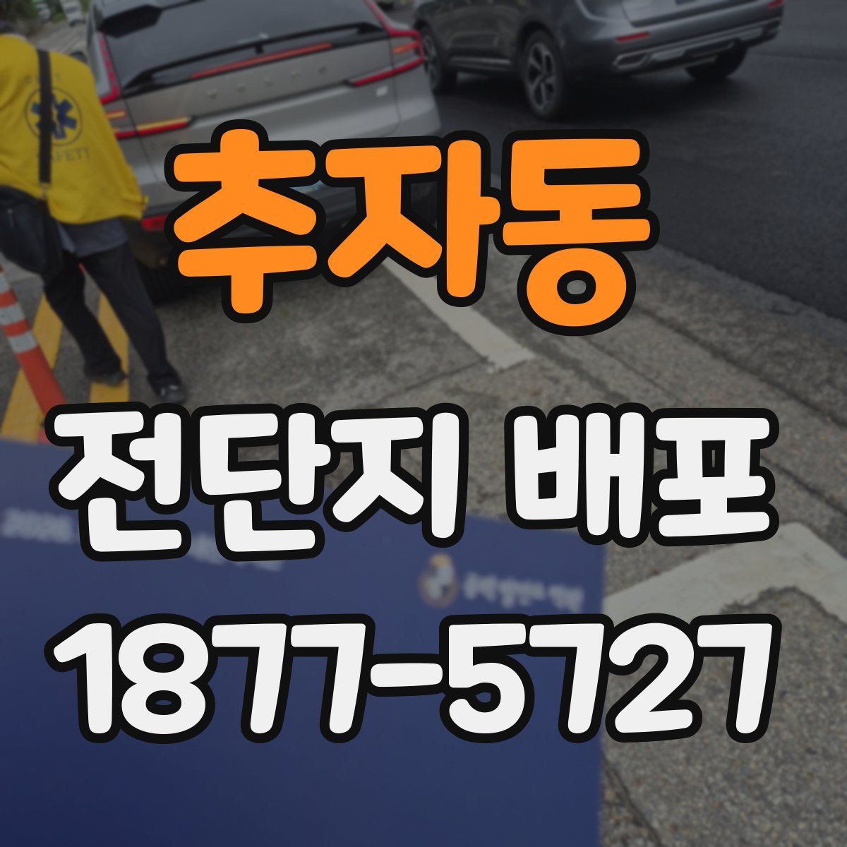 추자동 전단지 배포