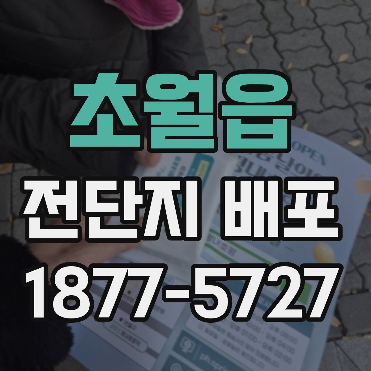 초월읍 전단지 배포