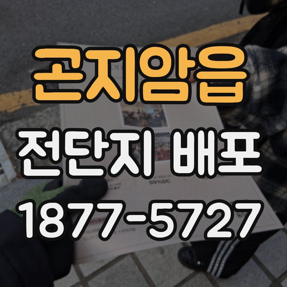 곤지암읍 전단지 배포