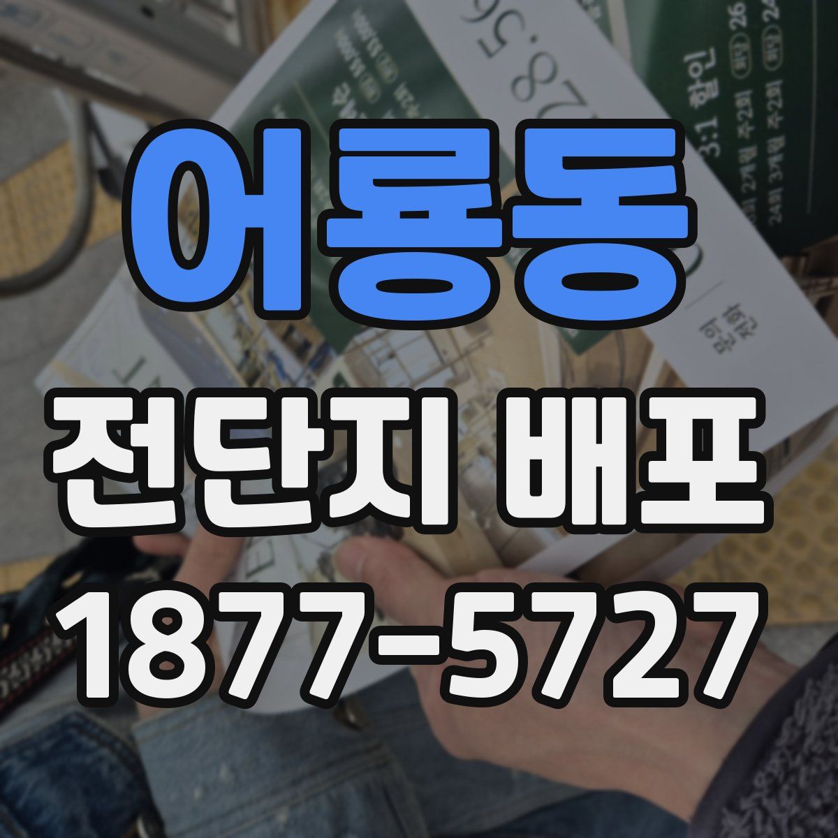 어룡동 전단지 배포