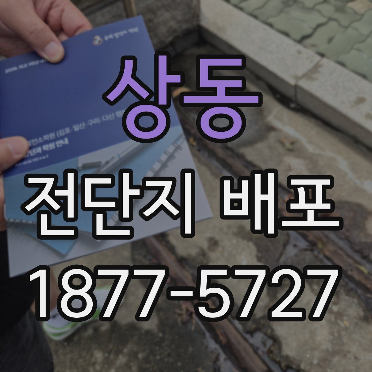 상동 전단지 배포
