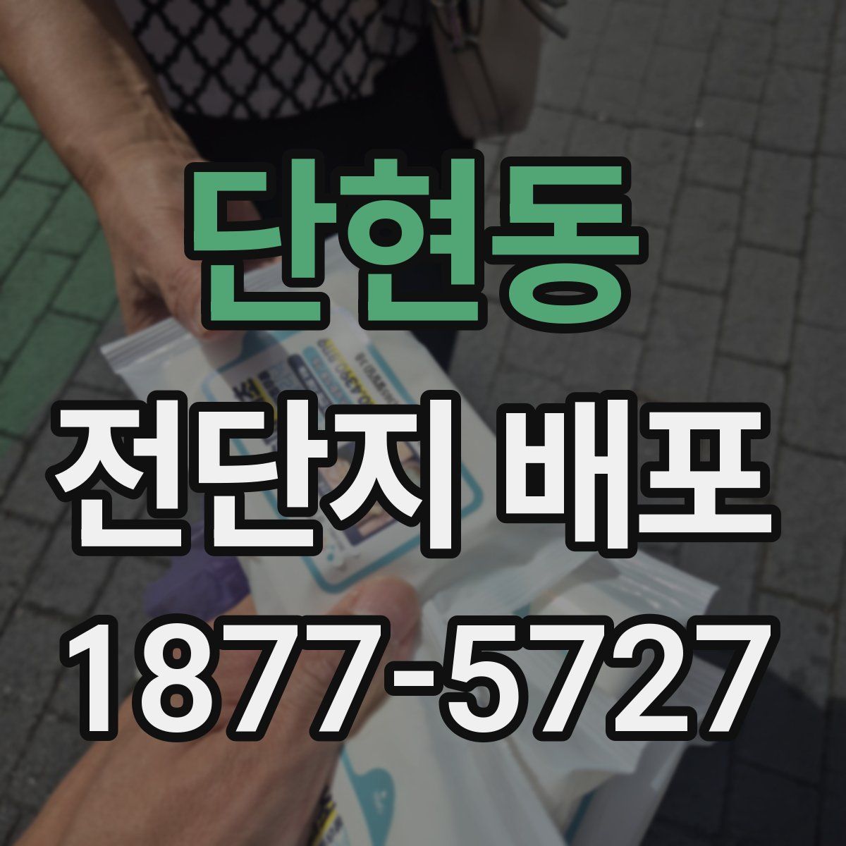 단현동 전단지 배포