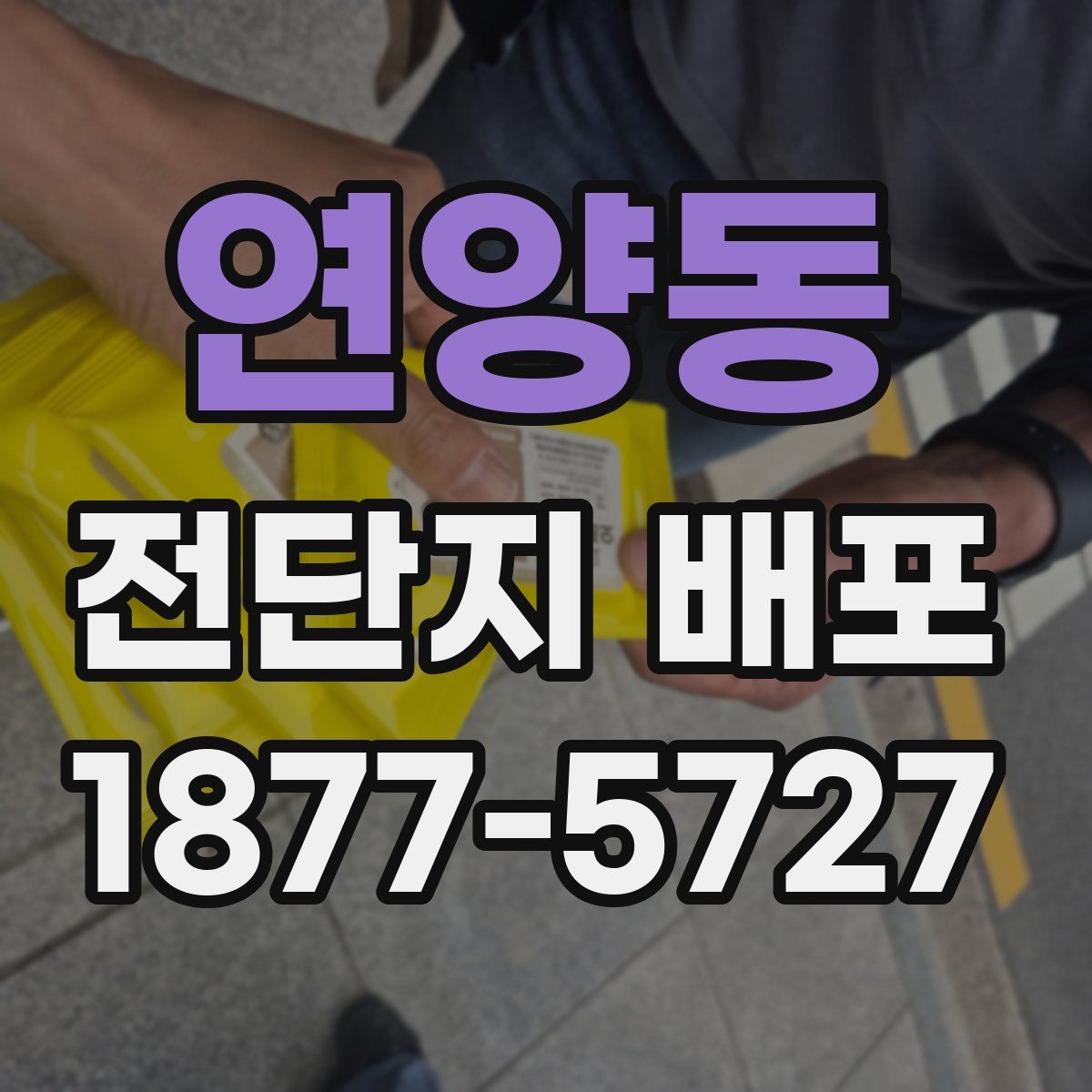연양동 전단지 배포