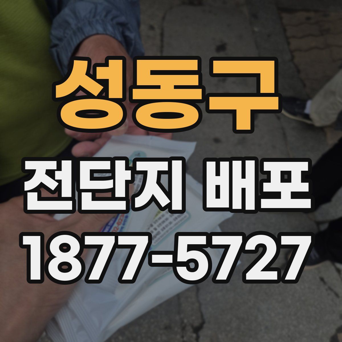 성동구 전단지 배포