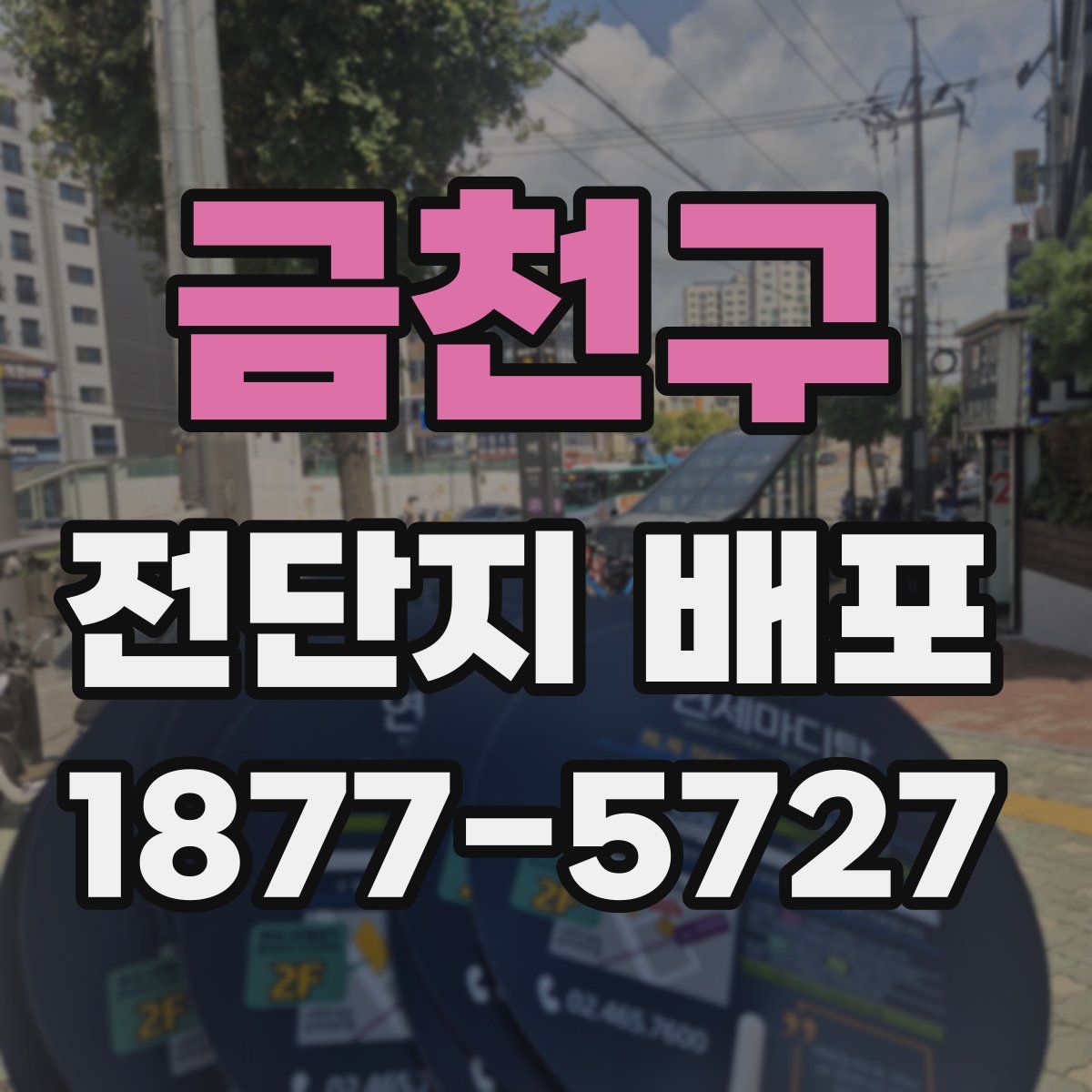 금천구 전단지 배포
