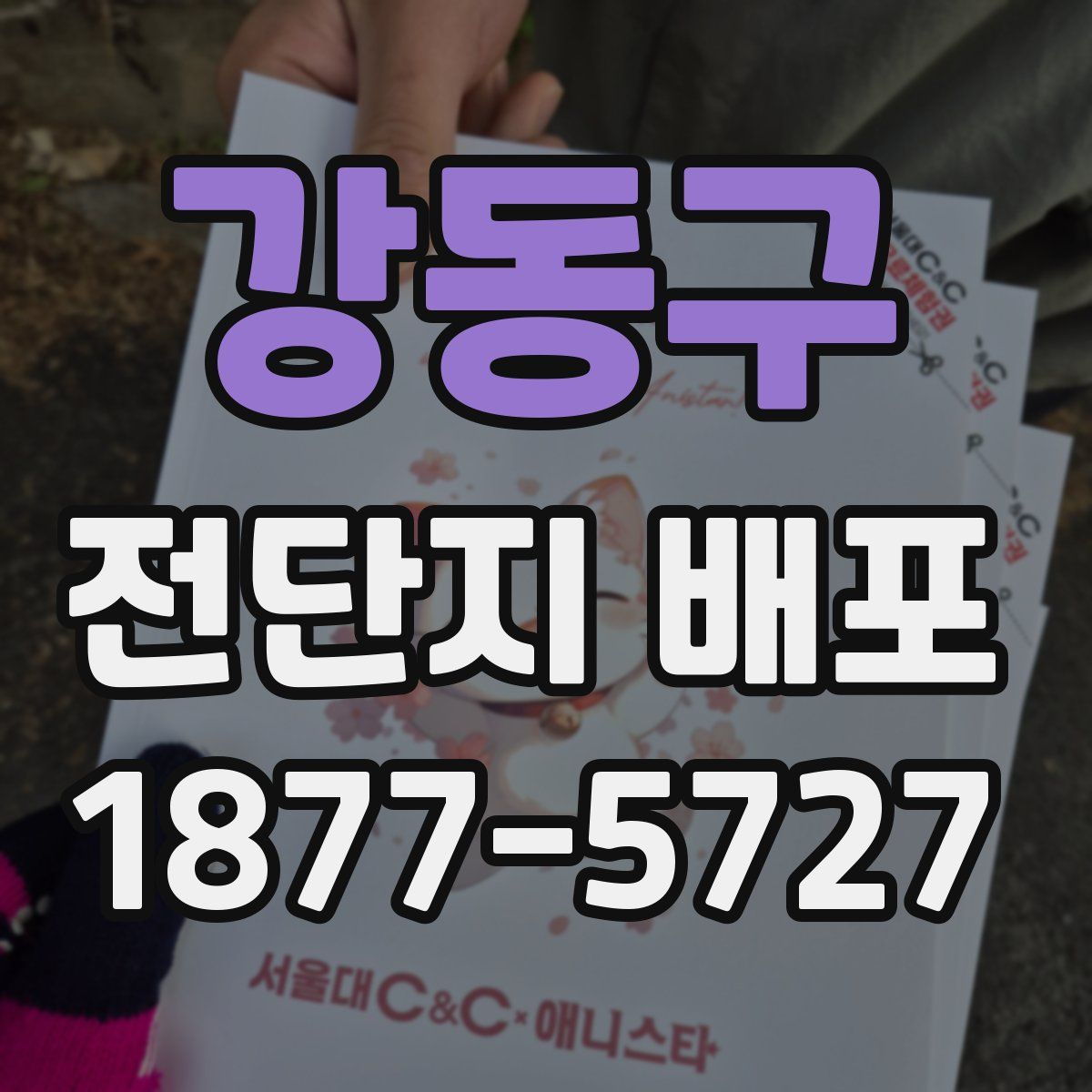 강동구 전단지 배포