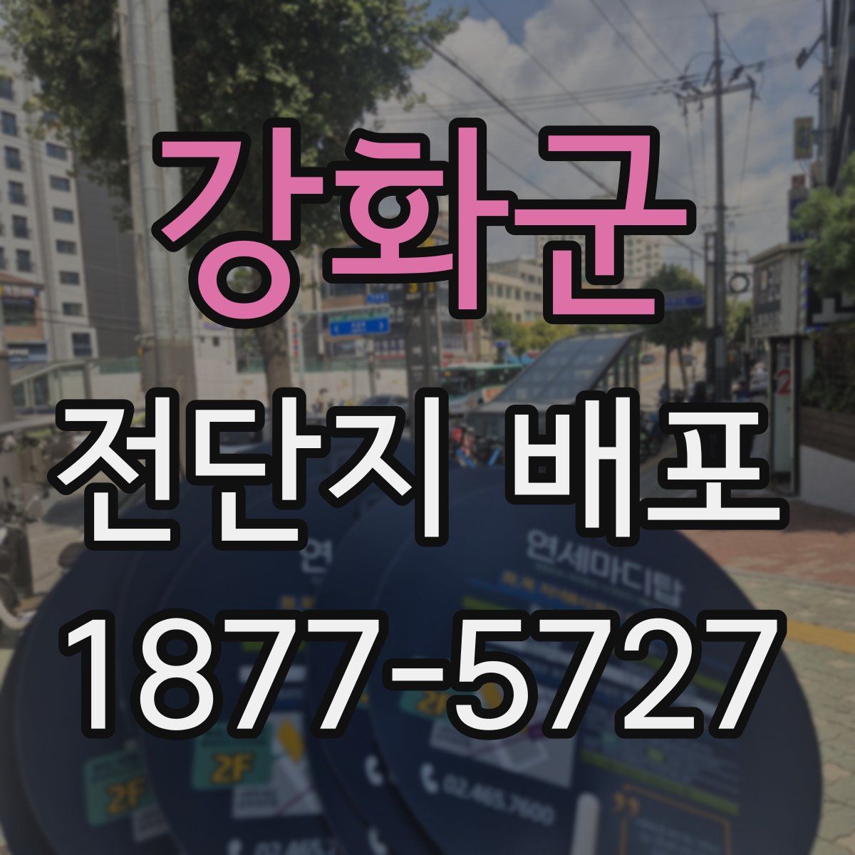 강화군 전단지 배포