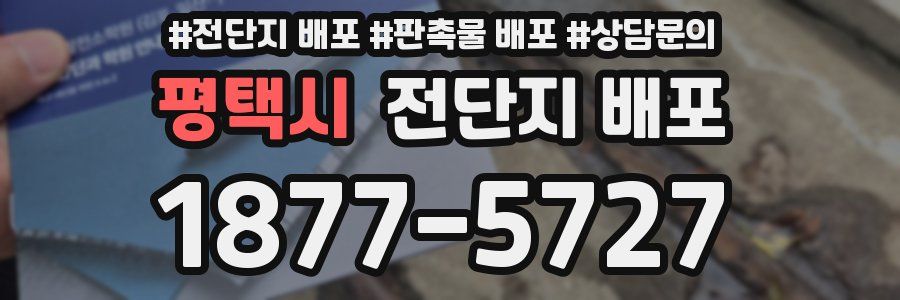 평택시 전단지 배포
