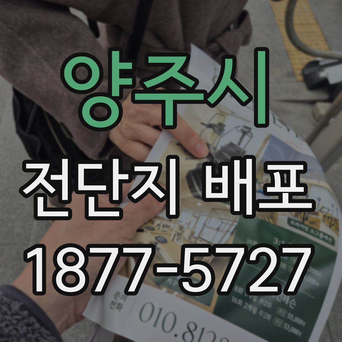 양주시 전단지 배포