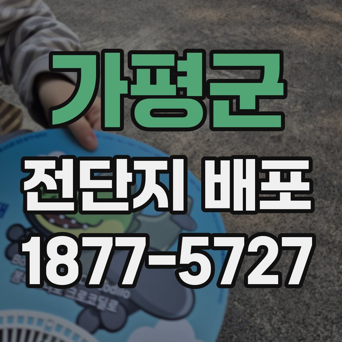 가평군 전단지 배포