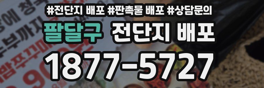 팔달구 전단지 배포