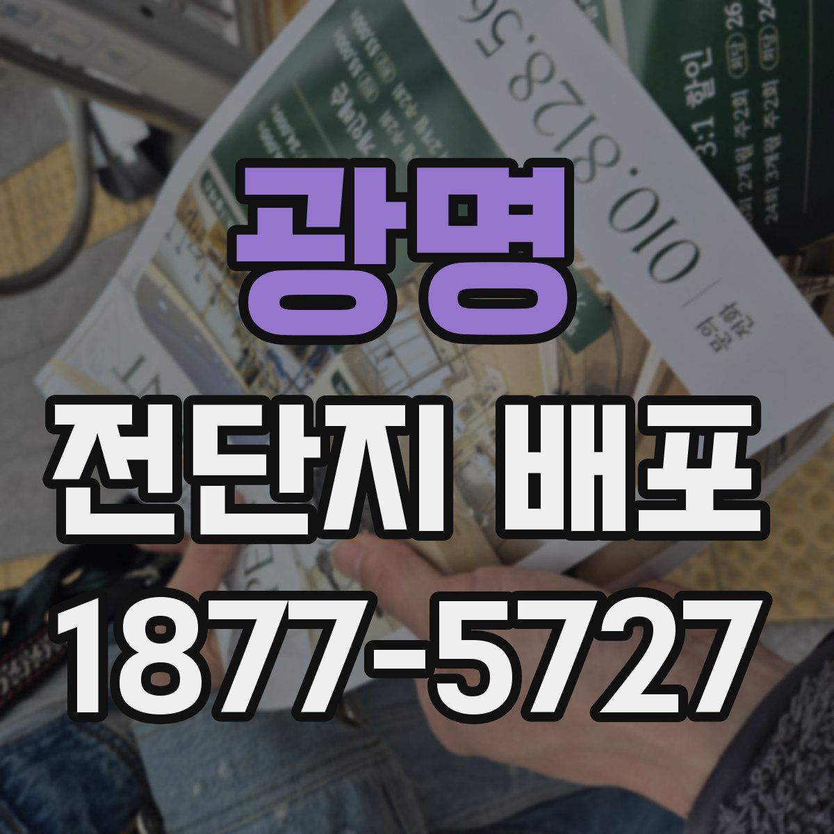 광명 전단지 배포