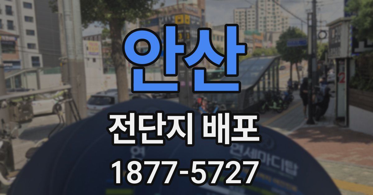 안산 전단지 배포