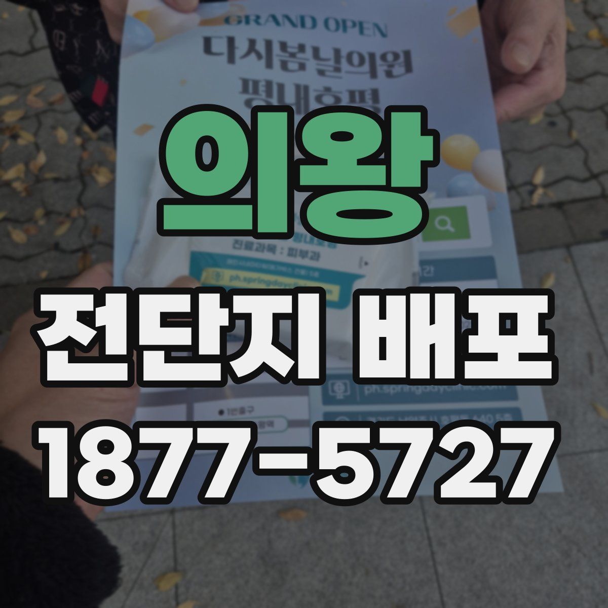 의왕 전단지 배포