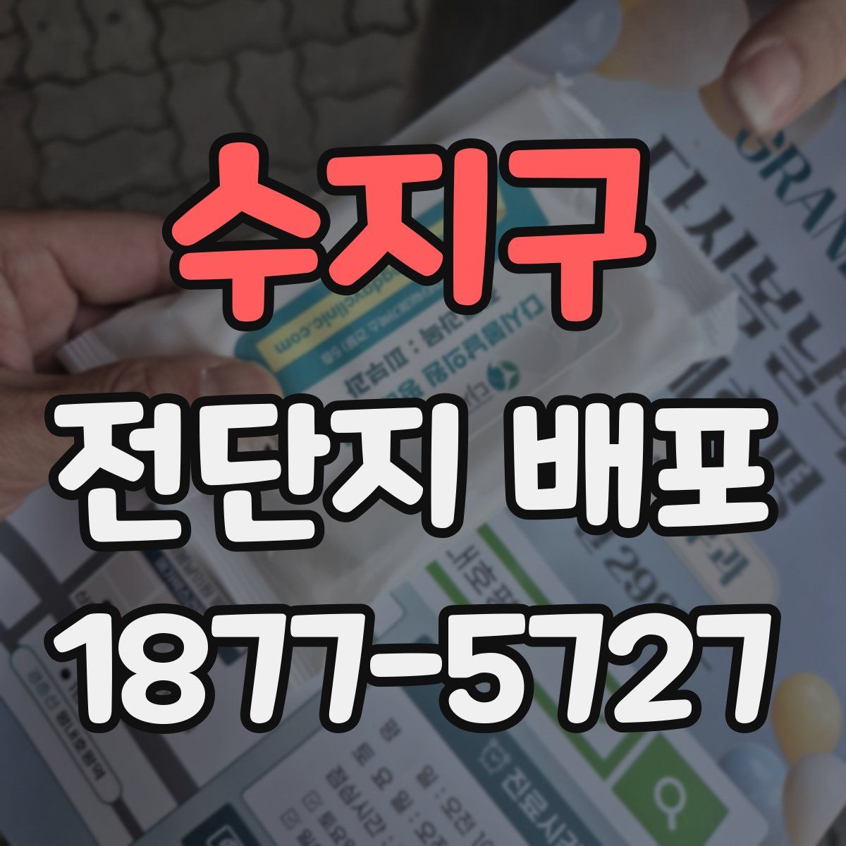 수지구 전단지 배포