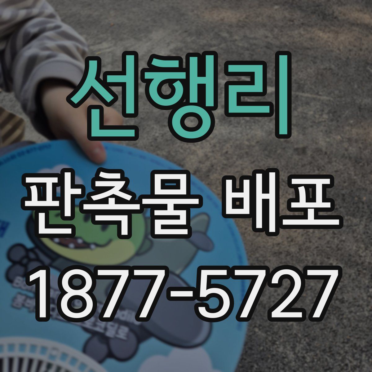 선행리 판촉물 배포