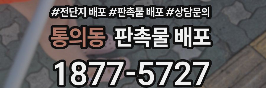 통의동 판촉물 배포