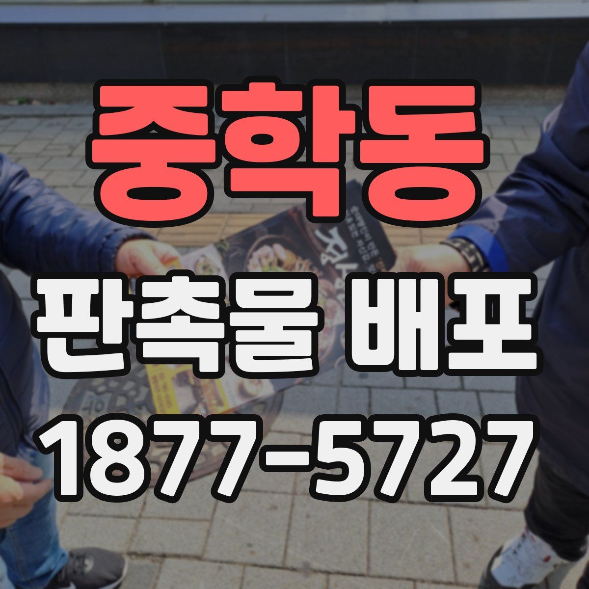 중학동 판촉물 배포
