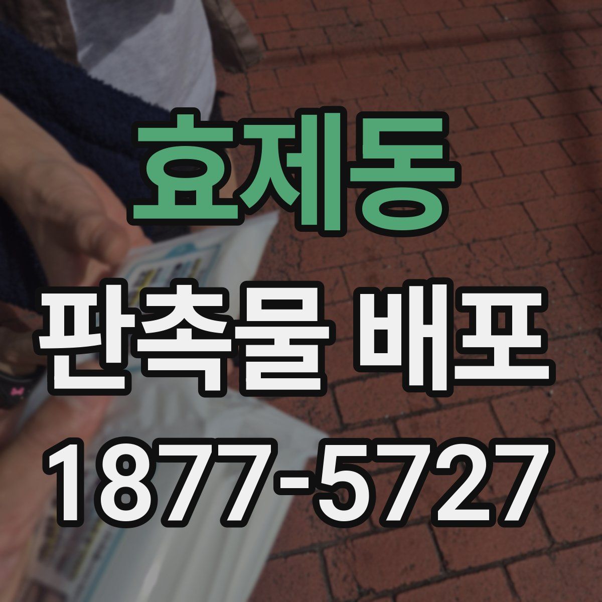 효제동 판촉물 배포
