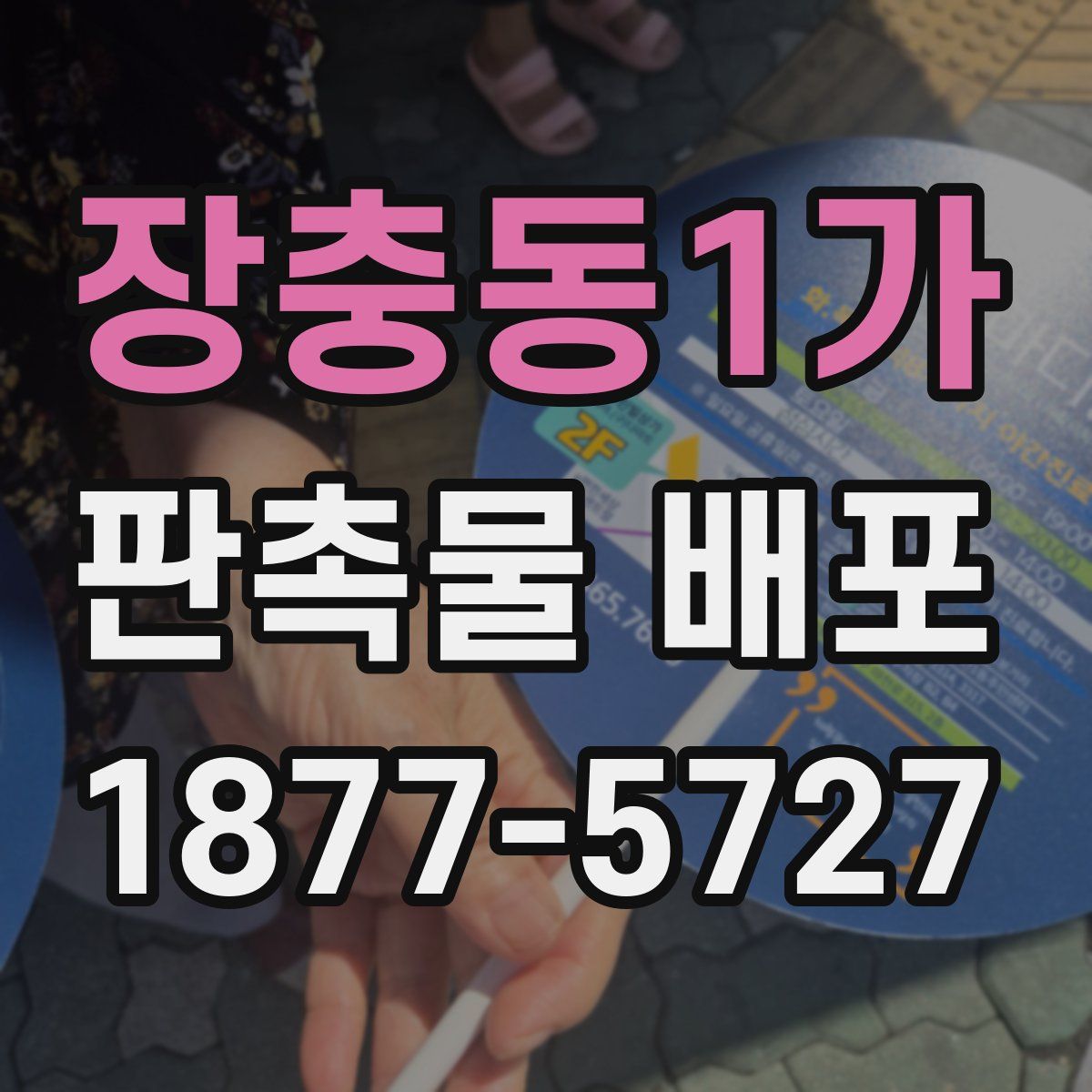 장충동1가 판촉물 배포
