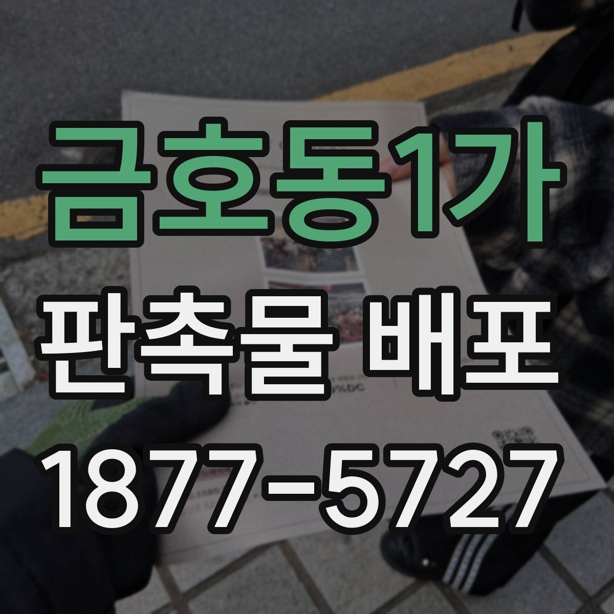 금호동1가 판촉물 배포