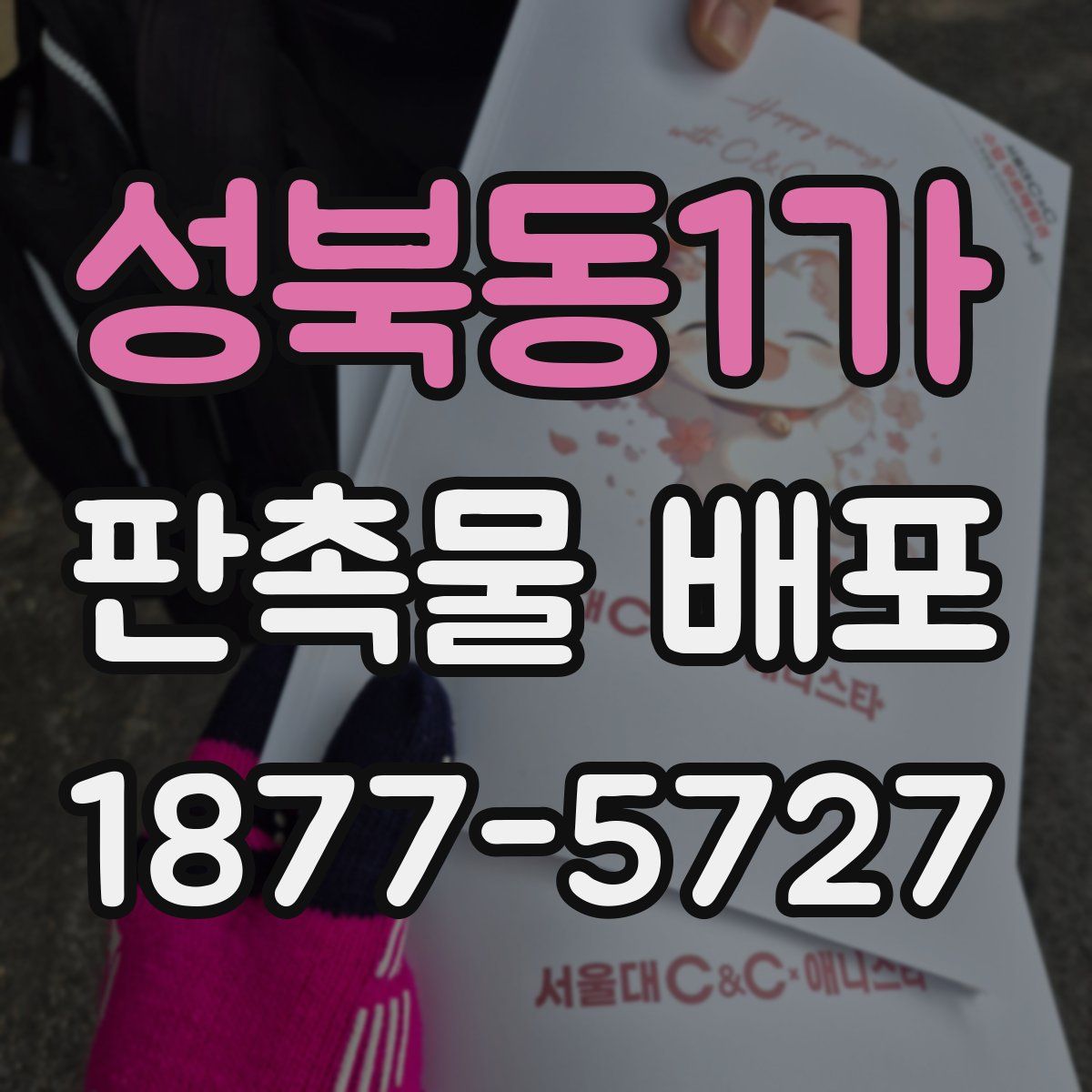 성북동1가 판촉물 배포