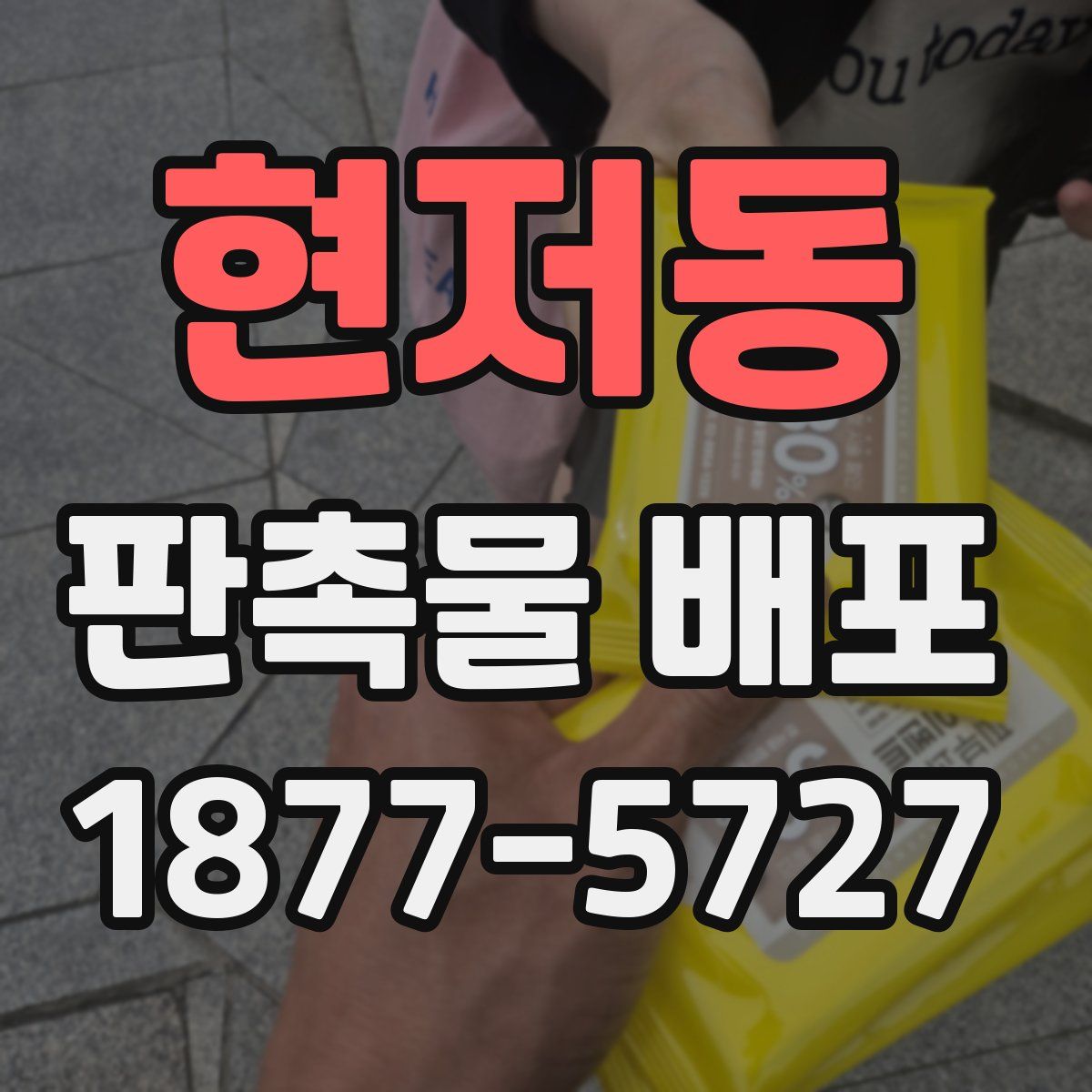 현저동 판촉물 배포
