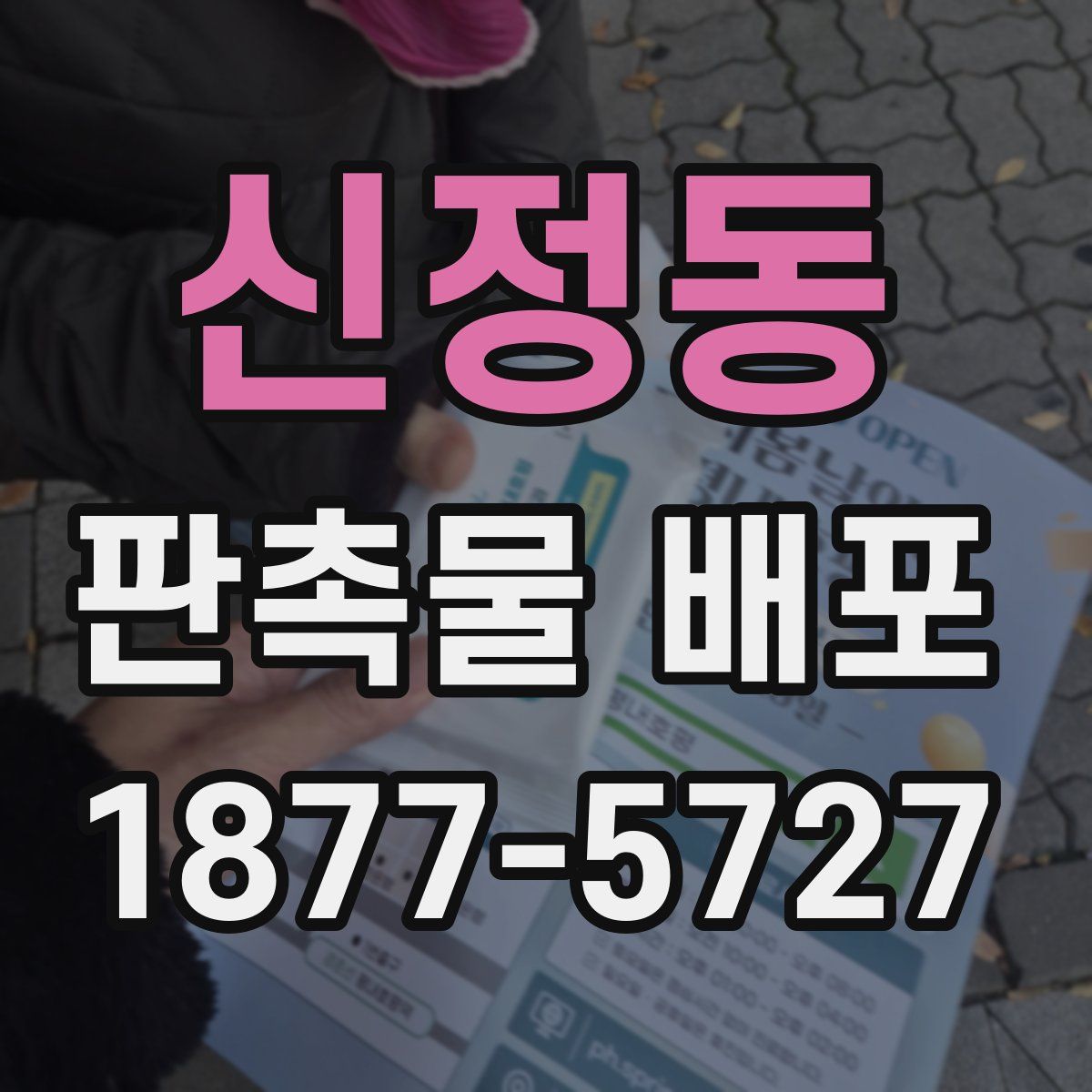 신정동 판촉물 배포