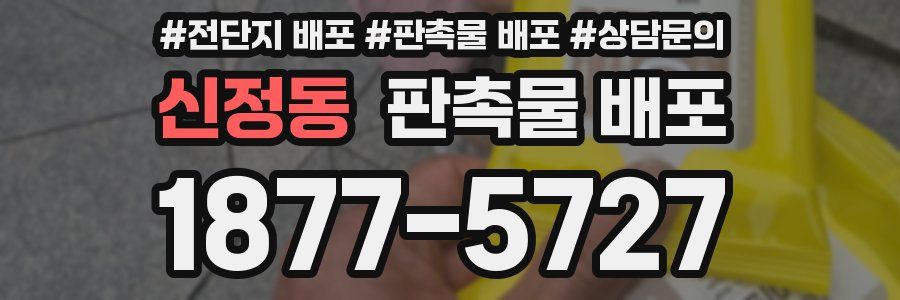 신정동 판촉물 배포
