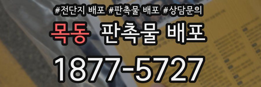 목동 판촉물 배포