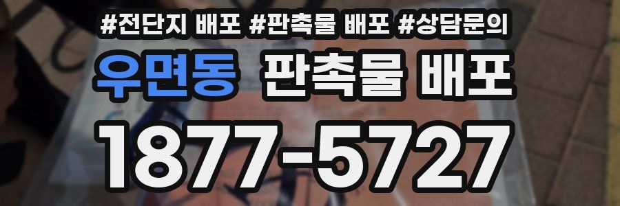 우면동 판촉물 배포