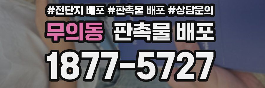 무의동 판촉물 배포