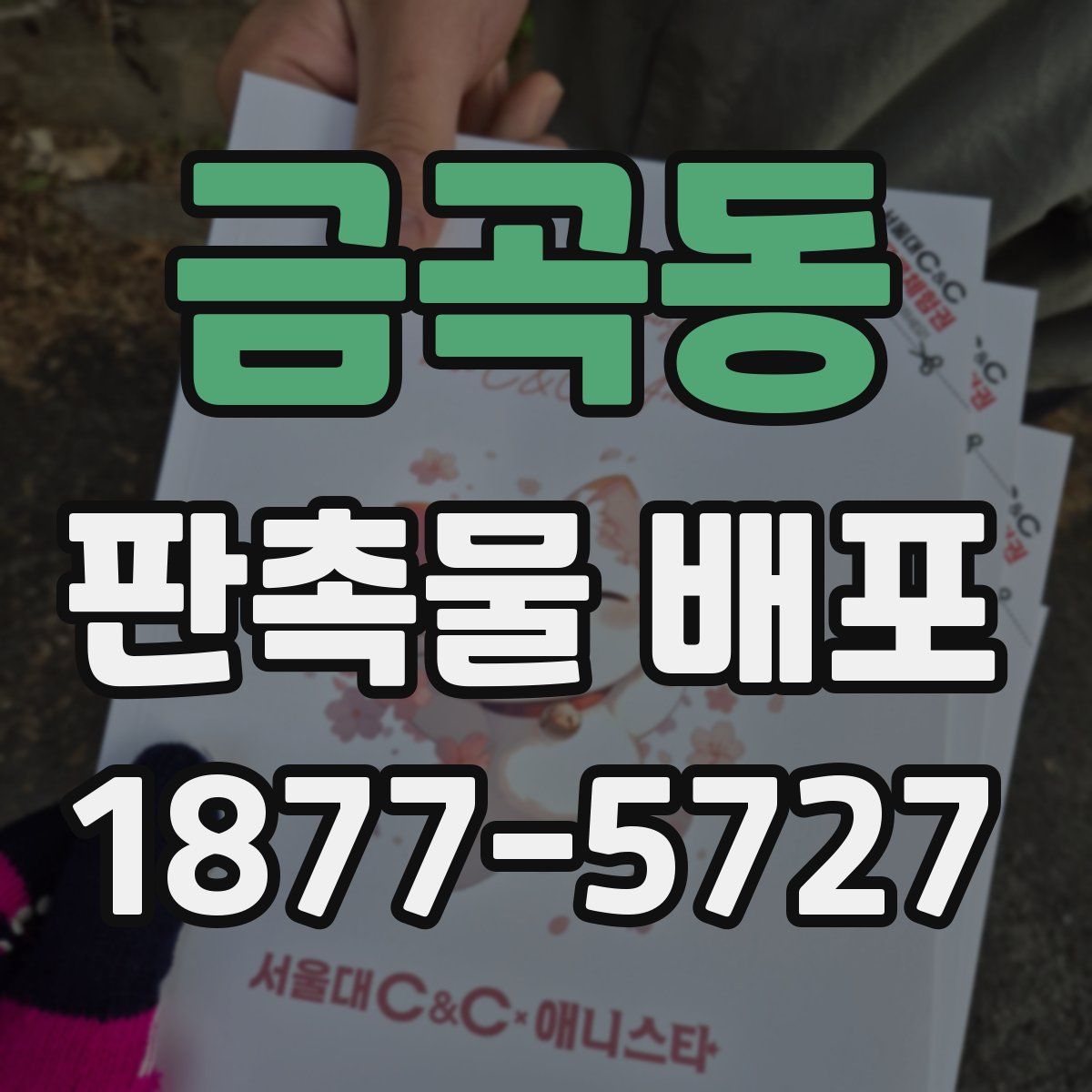 금곡동 판촉물 배포