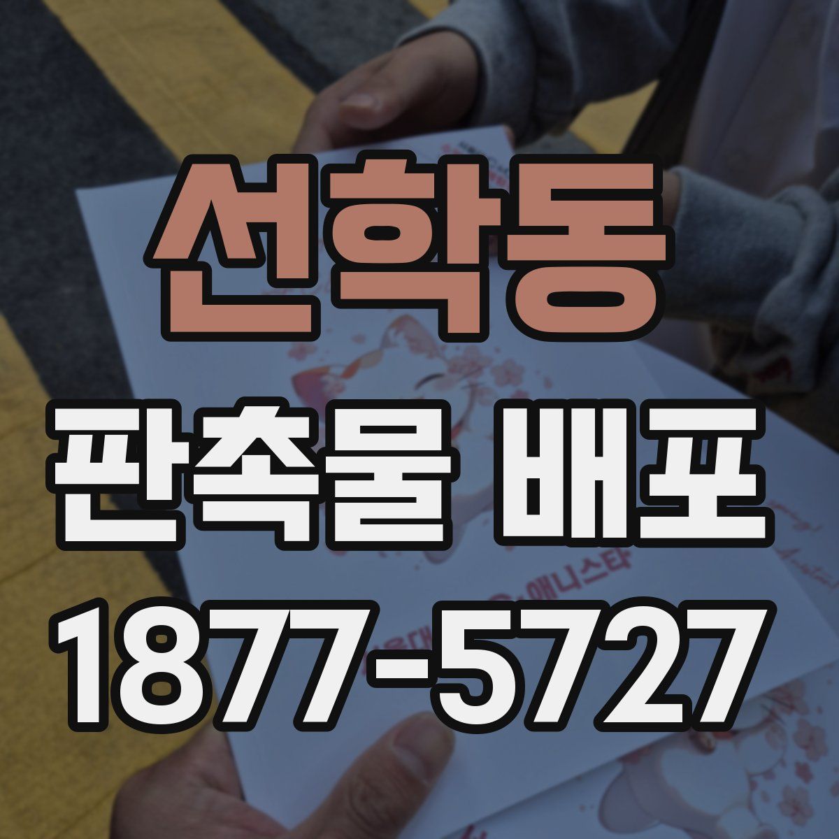 선학동 판촉물 배포