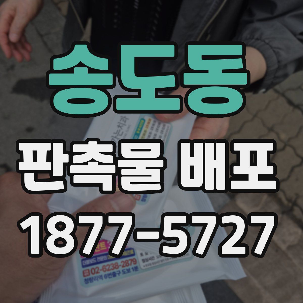송도동 판촉물 배포