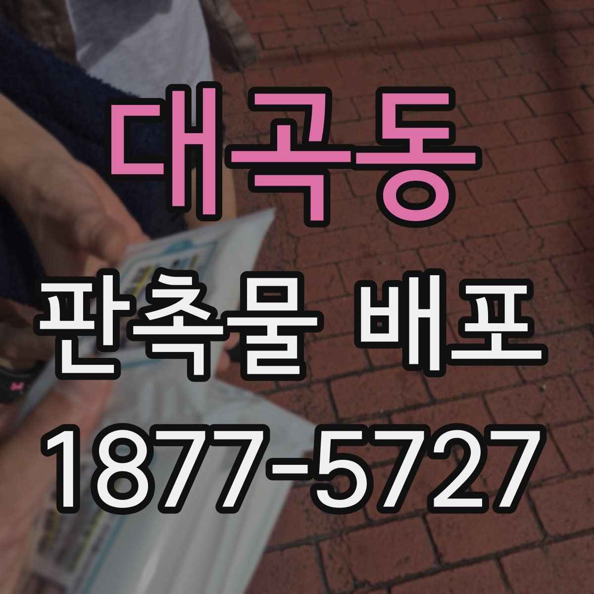 대곡동 판촉물 배포