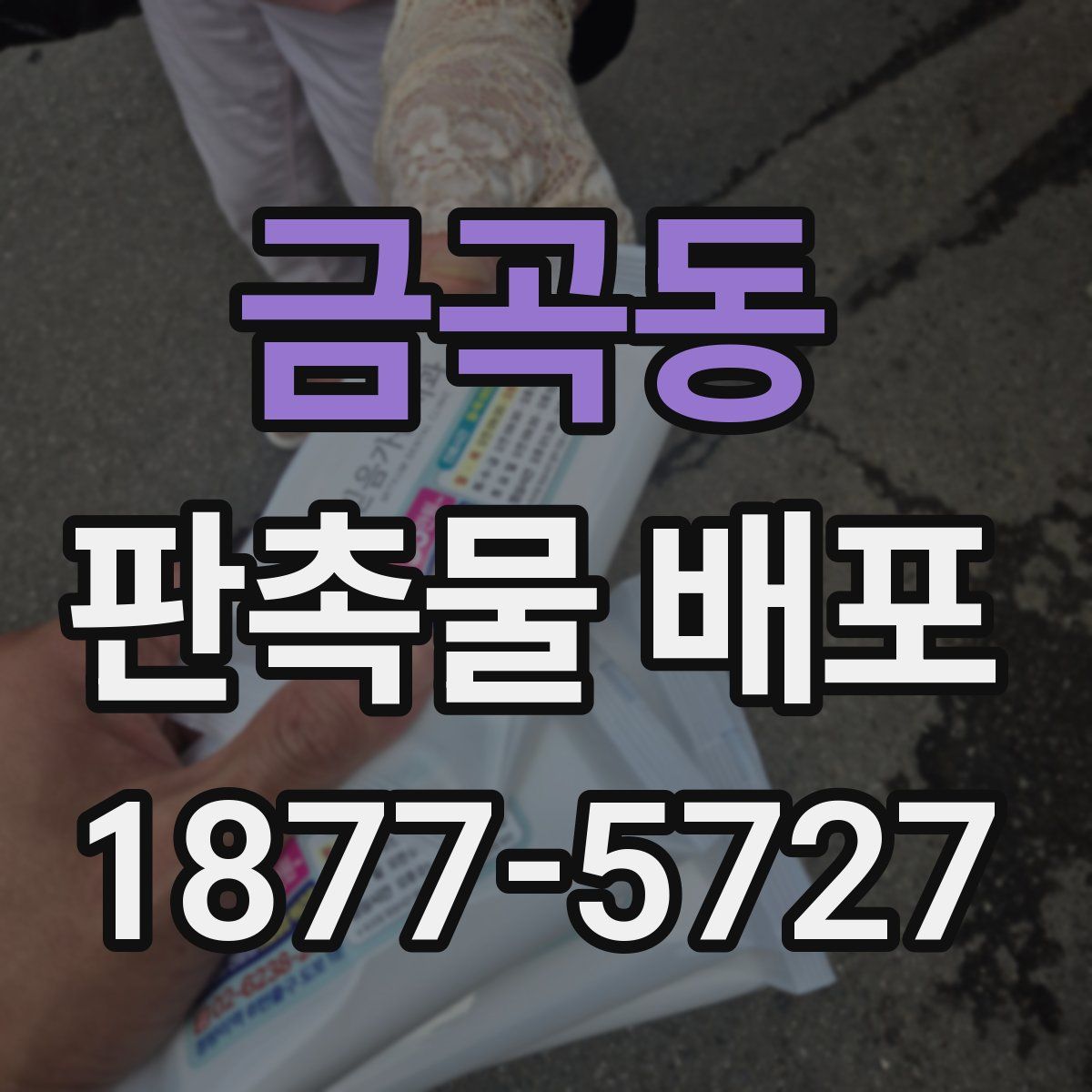 금곡동 판촉물 배포